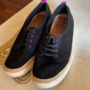 Vionic Women's Jovie Canvas Espadrille Sneaker Size 10